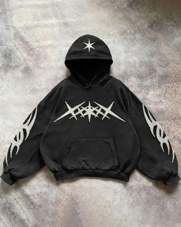 Reverse y2k hoodie