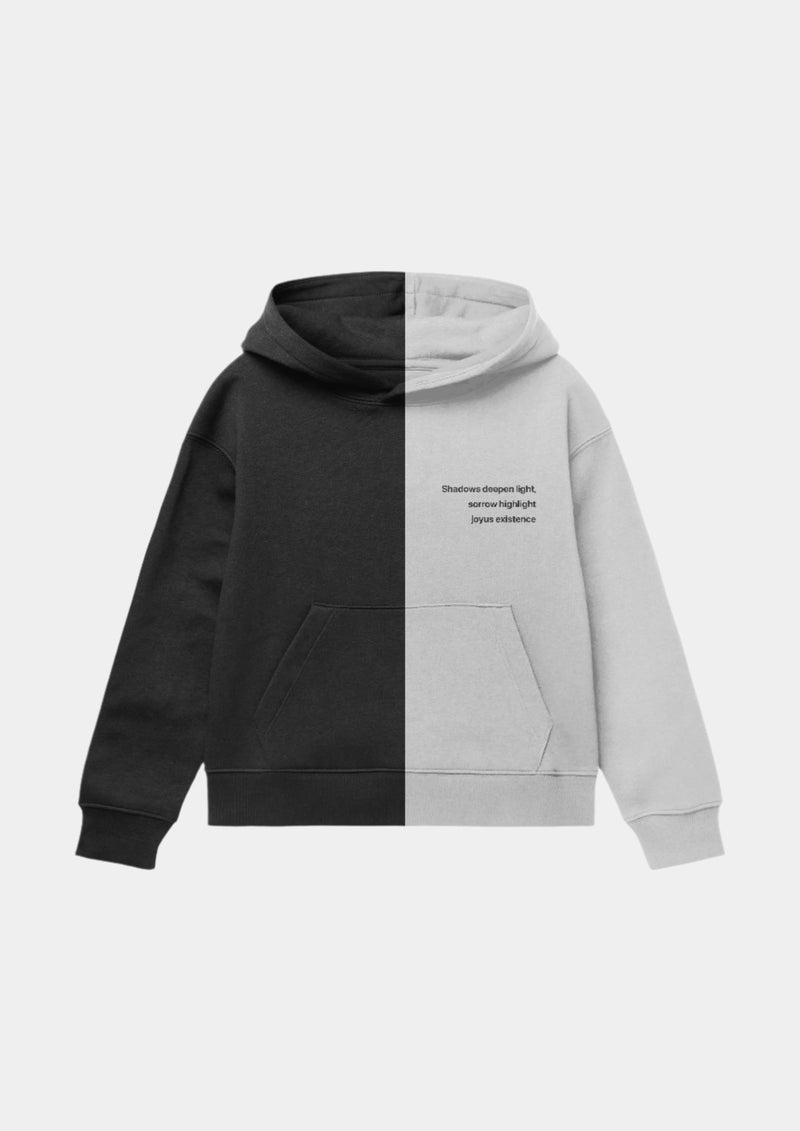 BLACK-WHITE HOODIE